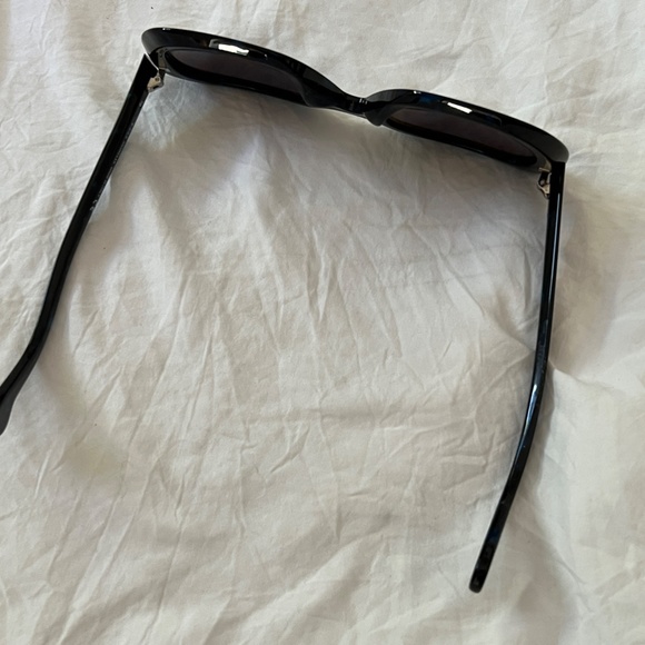 Moncler Oversized Sunglasses Mr Moncler ML 0141 Blue Lens Black Frame - Picture 11 of 12